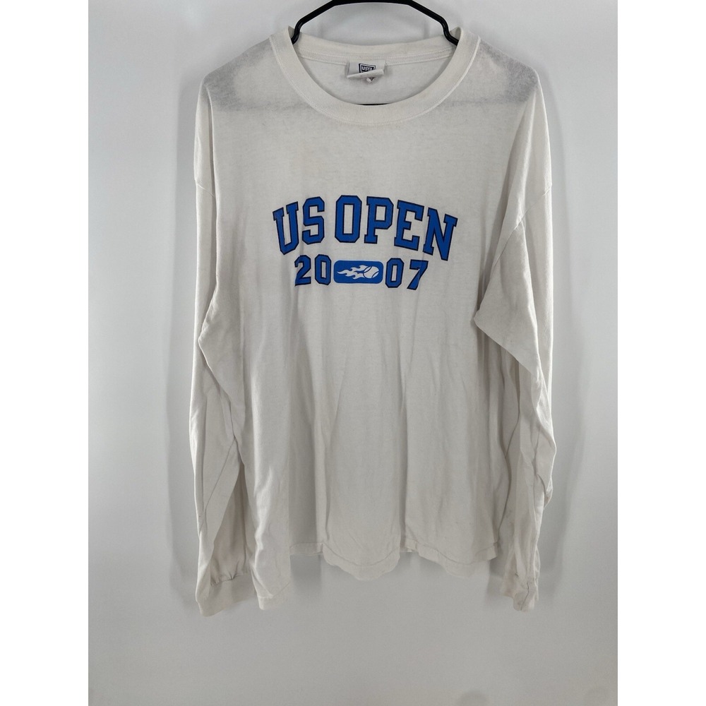 2007 US Open Championships Tennis Tournament Long Sleeve T-Shirt XL Y2K